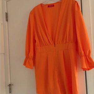 Vibrant Orange Women's Jumpsuit